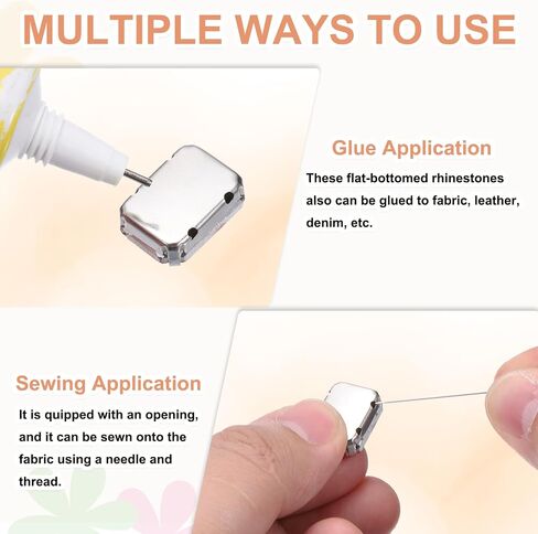 meccanixity 100pcs خياطة على أحجار الراين ، 7-18 ملم الأشكال المختلطة من الزجاج المسطح الكريستال الأحجار الكريستال مع إكسسوارات أحذية الملابس الفضية من أجل الحرف اليدوية ، الأزرق السماوي (النمط 1) in Saudi Arabia