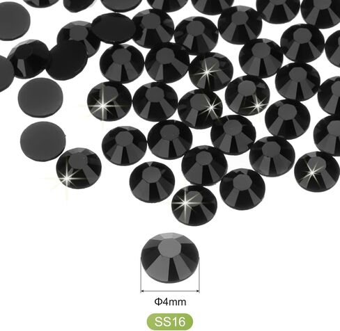 Meccanixity 16000 pcs راتنجات بنية بنية داكنة Flatback Rhinestone SS16 4MM راتنج غير حافظة غير حافظة لتصميم DIY الحرف ، البهلوان ، الملابس ، المكياج ، فن الأظافر in Saudi Arabia