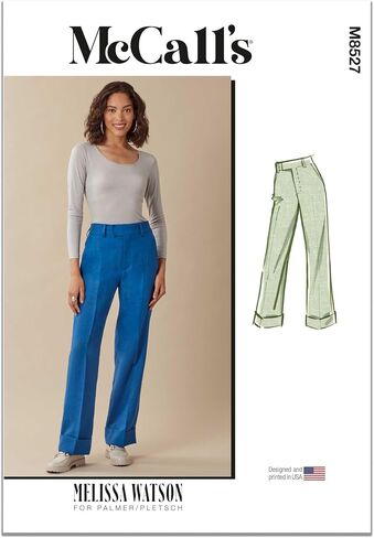 McCall's M8527K5 Misses 'Pants Sewing Pattern Packet by Melissa Watson for Palmer/Pletsch ، Design Code M8527 ، الأحجام 8-10-12-14-16 in Saudi Arabia