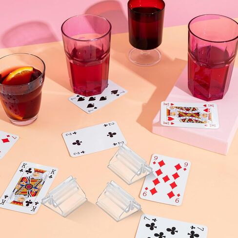 24pcs حاملي بطاقة Acrylic بطاقة Clear Stands حاملي ألعاب متعددة الأغراض للصور والمذكرات وعرض الصور (0.75 × 0.75 بوصة) in Saudi Arabia