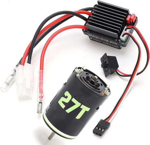 Keenso 540 Brushed Motor 320A ESC Combo Set with Copper Windings Low Friction, for RC Crawler Trucks Drift Cars (27T) in Saudi Arabia