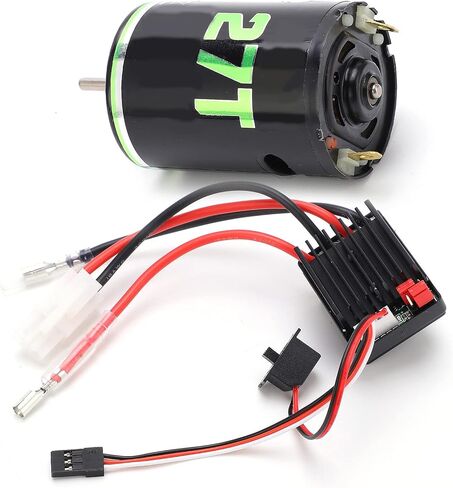 Keenso 540 Brushed Motor 320A ESC Combo Set with Copper Windings Low Friction, for RC Crawler Trucks Drift Cars (27T) in Saudi Arabia