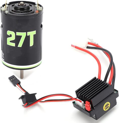 Keenso 540 Brushed Motor 320A ESC Combo Set with Copper Windings Low Friction, for RC Crawler Trucks Drift Cars (27T) in Saudi Arabia