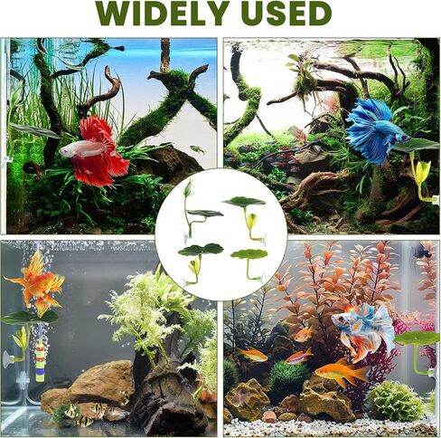 4 PCS مجموعة ألعاب Betta Hammock & Fish ، إكسسوارات Betta Fish Tank لبقعة الراحة ، والتربية ، و Bettas Fish Leaf Leaf Leaf for Aquarium Decor (4 × أخضر) in Saudi Arabia