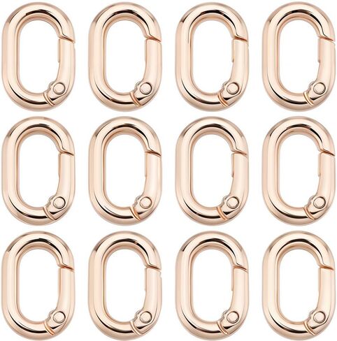 Sunnyclue 1 Box 30pcs Silver Spring Rings Rings Clips Ring Clips Small Metal Trigger Snap Hook Carabiners Carabiners Clasps Pres Gate Key O Rings Bulk for Jewelry Making Keyring Base Pres in Saudi Arabia