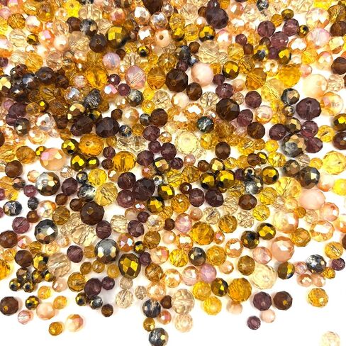 1000pcs حبات الزجاج الأخضر لصنع المجوهرات ، لون متنوع 4/6/8 مم حبات بذور زجاجية للحرف اليدوية ، الفاصل الكريستالي الفضفاضة للأسوار ، DIY ، Suncatchers ، in Kuwait
