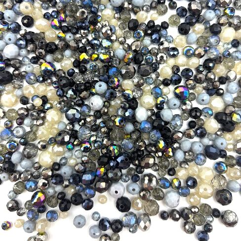 1000pcs حبات الزجاج الأخضر لصنع المجوهرات ، لون متنوع 4/6/8 مم حبات بذور زجاجية للحرف اليدوية ، الفاصل الكريستالي الفضفاضة للأسوار ، DIY ، Suncatchers ، in Saudi Arabia