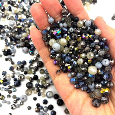 1000pcs حبات الزجاج الأخضر لصنع المجوهرات ، لون متنوع 4/6/8 مم حبات بذور زجاجية للحرف اليدوية ، الفاصل الكريستالي الفضفاضة للأسوار ، DIY ، Suncatchers ، in Saudi Arabia