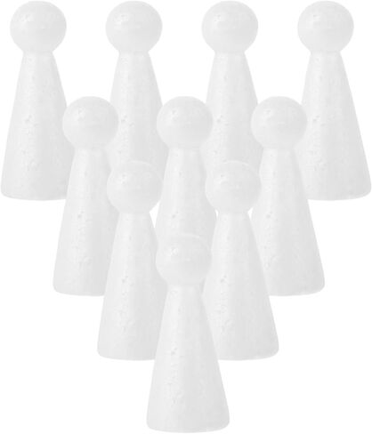Ganazono 20PCS CRAFT DOLL على شكل كرات البوليسترين الأشكال الحلي لحافلة CRAFT Project Corn in Saudi Arabia