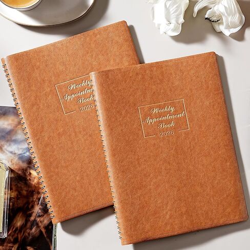 2026 Weekly Appointment Book - JAN. 2026 - Dec. 2026, Daily Hourly Planner 2025, 8.5" x 11", 15-Minute Interval, 12 Monthly Tabs, Flexible Soft Cover in Saudi Arabia
