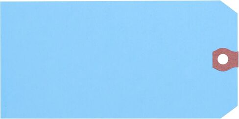 Brock ‘Return’ Parts Tag - 5 3/4 Inch x 2 7/8 Inch Powder Blue Heavy Card Stock with Reinforced Eyelet - 250 Tags Per Box ADS2732 in Saudi Arabia