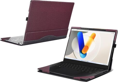حالة الكمبيوتر المحمول لجهاز الكمبيوتر المحمول ASUS Vivobook S 14 OLED S5406MA [غير متوافق مع أي طراز آخر] ， 2 في 1 PU LEATHER INSER COVER in Kuwait