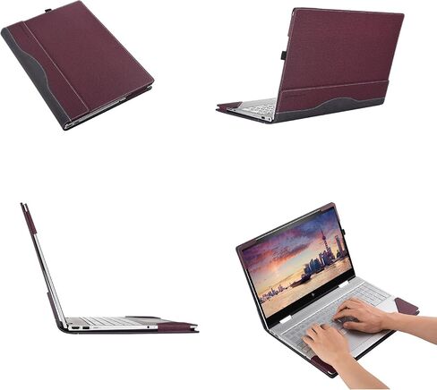حالة الكمبيوتر المحمول لجهاز الكمبيوتر المحمول ASUS Vivobook S 14 OLED S5406MA [غير متوافق مع أي طراز آخر] ， 2 في 1 PU LEATHER INSER COVER in Kuwait