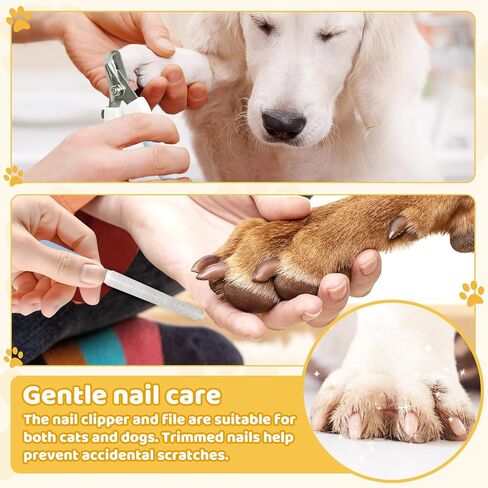 Cat Grooming Wrap & Dog Restraint Bag with Pet Nail Clippers Kit, 32x32in Self Adhesive Cat Wrap for Nail Clipping Multifunctional Care, Anti-Escape Soft Blanket Swaddle Within 22lbs in Saudi Arabia
