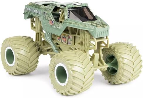 Monster Jam Series 23 Oversized Official Soldier Fortune Monster Truck, Collector Die-Cast Vehicle, 1:24 Scale, Kids Toys for Boys Ages 3 and up in Saudi Arabia