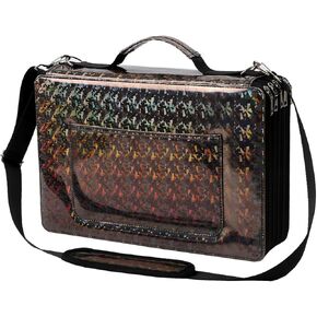 حالة قلم رصاص كبيرة سعة - 600 فتحات فردية من الجلد مع منظم محمولة سوستور إغلاق لأقلام الألوان المائية المثالية للفنانين （الفضة） in Kuwait