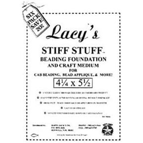 Lacy's Stiff Stuff Beading Bead Bead Embroidery 43340 (6 Bulk) 4.25x5.25in in Kuwait