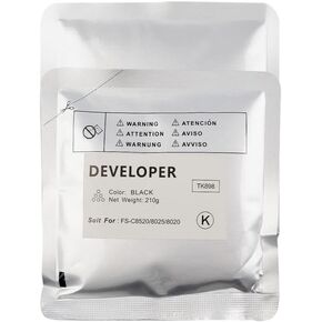 210g Iron Powder Developer Compatible with TK898 TK-898 FS C8020 C8025 C8520 C8525 C8020MFP C8025MFP C8520MFP C8525MFP(210g Black) in Saudi Arabia