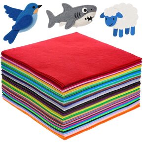 120 Pcs 12 x 12 Inch Felt Sheets for Craft Assorted Color Squares Fabric Sheets for DIY Crafts Sewing Patchwork in Kuwait