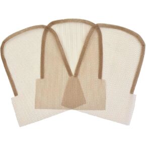 4×4 Transparent Lace for Wig Making, Brown2, 3pcs in Kuwait