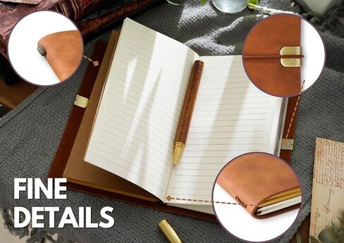 InnoBeta Shakespeare Gifts for Book Lovers, Journal Pen Set for Shakespeare Fans, 7.8"x5" Embossed Refillable Notebook for Birthday, Christmas in Saudi Arabia