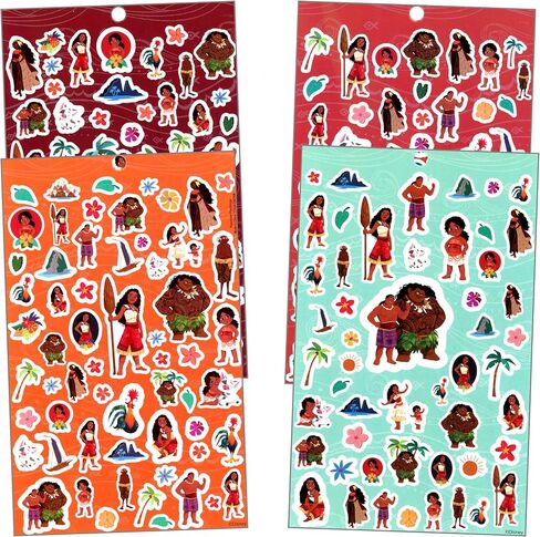 Disney Moana Coloring Books for Kids with Stickers Bundle Includes Moana Stickers, Coloring Book, and More in Saudi Arabia