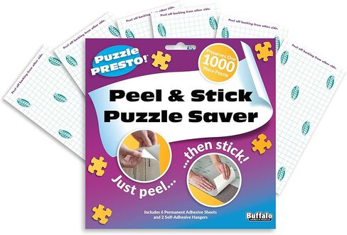 Buffalo Games - Jigsaw Puzzle Glue - Adhesive Paste for Jigsaw Puzzles - Applicator Cap - Saver for Finished Puzzles of Any Size in Saudi Arabia