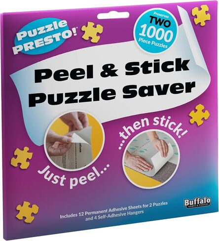 Buffalo Games - Jigsaw Puzzle Glue - Adhesive Paste for Jigsaw Puzzles - Applicator Cap - Saver for Finished Puzzles of Any Size in Saudi Arabia