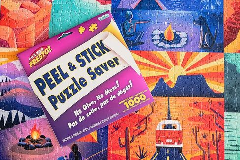 Buffalo Games - Jigsaw Puzzle Glue - Adhesive Paste for Jigsaw Puzzles - Applicator Cap - Saver for Finished Puzzles of Any Size in Saudi Arabia