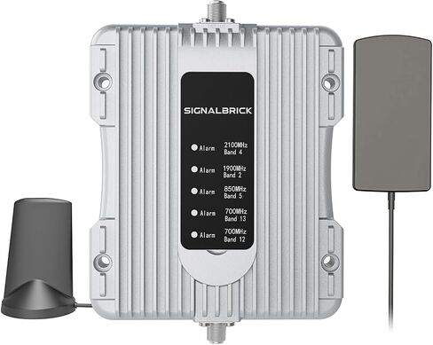 5-Band Cell Phone Booster for Home 3G 4G LTE 5G-band12/17/13/5/2/25/4/66 Compatible with All U.S Carriers - High Gain Antenna Cell Signal Booster Supports Up to 1,500 sq ft in Saudi Arabia