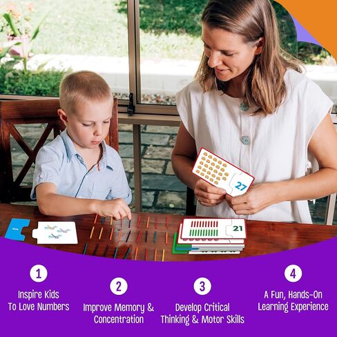24 Set Addition & Subtraction Puzzles, Self-Correcting Matching Adding and Subtracting Puzzles, Educational Math Games Calculation Activities, Math Learning Toys for Preschool Kids in Saudi Arabia