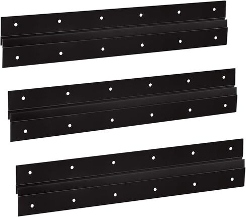 CYEAH 18" French Cleat Picture Hanger, 6 Pack Heavy Duty French Cleat Hanger Headboard Wall Mounting Brackets, Cleat Picture Hanger Kit Z Bar Clips Supports for Hanging Pictures, Mirrors, and Art in Saudi Arabia