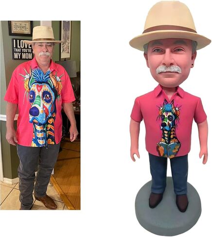 POPULARBOBBLEHEADS Custom Bobblehead,Personalized Custom Full,Custom Personalized Unique Handmade Bobbleheads Figurine,Action Figure Based on Your Photo in Saudi Arabia