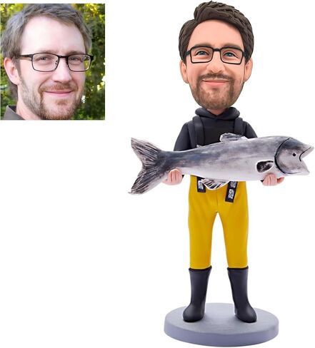 POPULARBOBBLEHEADS Custom Bobblehead,Personalized Custom Full,Custom Personalized Unique Handmade Bobbleheads Figurine,Action Figure Based on Your Photo in Saudi Arabia