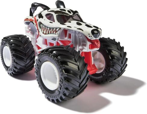 Monster Jam 2025 Official 1:64 Diecast Truck Series 42 Ruff Crowd Monster Mutt Dalmatian in Saudi Arabia