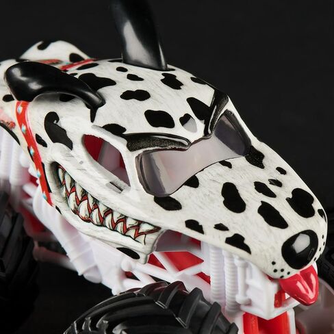 Monster Jam 2025 Official 1:64 Diecast Truck Series 42 Ruff Crowd Monster Mutt Dalmatian in Saudi Arabia