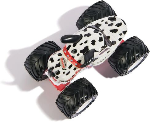 Monster Jam 2025 Official 1:64 Diecast Truck Series 42 Ruff Crowd Monster Mutt Dalmatian in Saudi Arabia