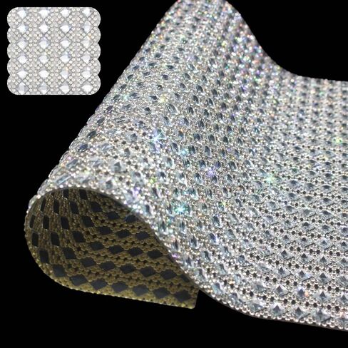 لؤلؤة يونيو راينستون أوراق لاصق ذاتي AB Color Rule 15.7 * 9.4 بوصة بريق الماس المسمار على الحديد على أحجار وحشيات القطع الساخنة الإصلاح بلينغ ملصق DIY مرآة التخرج الزفاف in Saudi Arabia