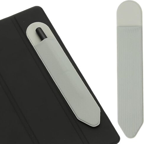 PATIKIL Pencil Holder for Stylus, Adhesive Elastic Pen Case Sleeve Pouch Stylus Holder Pocket Elastic Pen Pouch Accessories for Tablet Case Notebook Outdoor, Black in Saudi Arabia