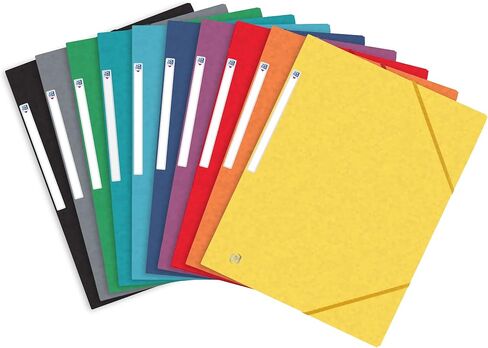 Oxford Document Wallets A4, Assorted Colours, Pack of 10, Office in Saudi Arabia