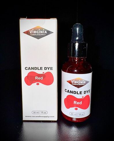 Red Liquid Candle Dye Concentrated (1 oz Bottle with Dropper) Soy Candle, Paraffin Wax, Gel Wax, Natural Wax Blends, for Candles, Wax Melts, Snap Bars in Saudi Arabia