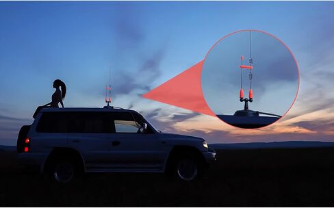 UAYESOK هوائي متنقل ثنائي النطاق مغناطيسي 2 متر/70 سم VHF UHF هوائي قاعدة ماج شديد التحمل PL-259 قابس لشاحنة المركبات SUV وجهاز الإرسال والاستقبال اللاسلكي المحمول HT الماسح الضوئي in Kuwait