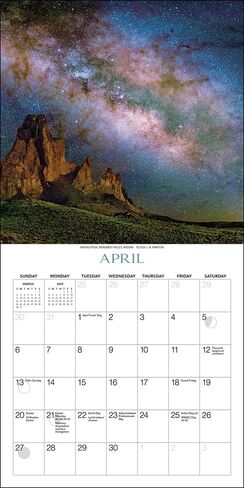 Galaxy of Stars Mini Wall Calendar 2025 in Kuwait