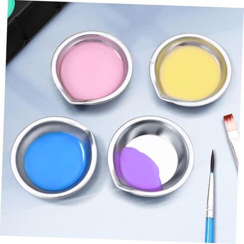 NUOBESTY 15PCS Paint Mixing Palette Durable Color Tray for Artists Students Home Use for Watercolor Illustration Easy Cleanup in Saudi Arabia