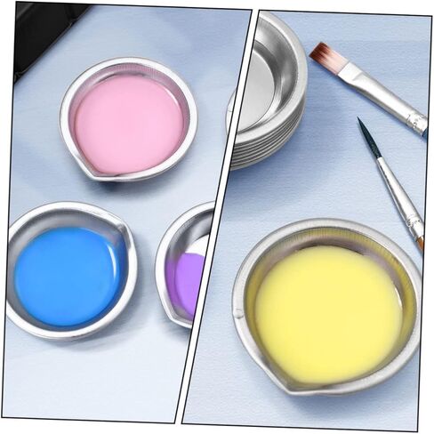 NUOBESTY 15PCS Paint Mixing Palette Durable Color Tray for Artists Students Home Use for Watercolor Illustration Easy Cleanup in Saudi Arabia