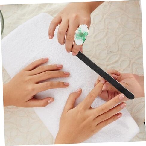 MERRYHAPY 3PCS أظافر حلقة خلط مجموعة العقيق الذهب راتنجات الكريستال الأظافر للفنيين المحترفين وعشاق DIY in Kuwait