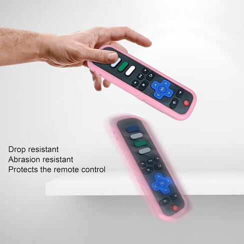 3 Pack Silicone Cover Case for Roku TV Remote in Kuwait