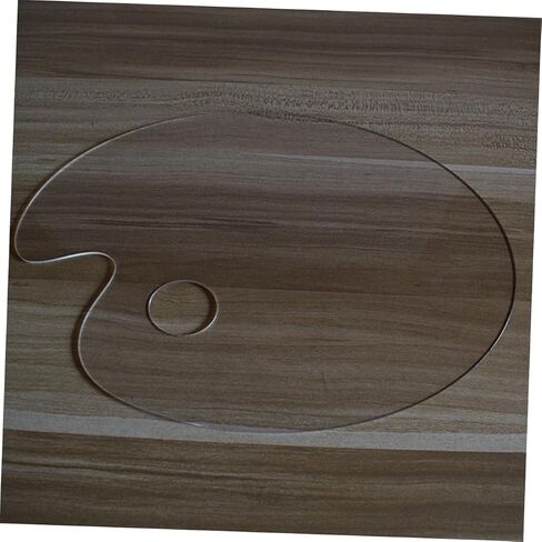 Acrylic Palette for Watercolor Painting 30x20cm Oval Mixing Tray for Artists and Hobbyists for Art Classes and Craft Projects in Saudi Arabia