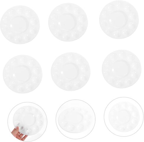 jojofuny 12pcs Portable Watercolor Mixing Trays Set for Artists Gouache Palette Painting Supplies in Saudi Arabia