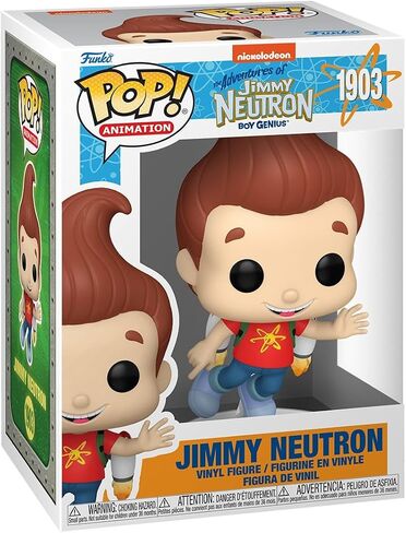 Funko Pop Animation: Jimmy Neutron - Jimmy - Collectable Vinyl Figure - Gift Idea - Official Merchandise - Toys for Kids & Adults - Cartoon/Animation Fans - Model Figure for Collectors and Display in Saudi Arabia